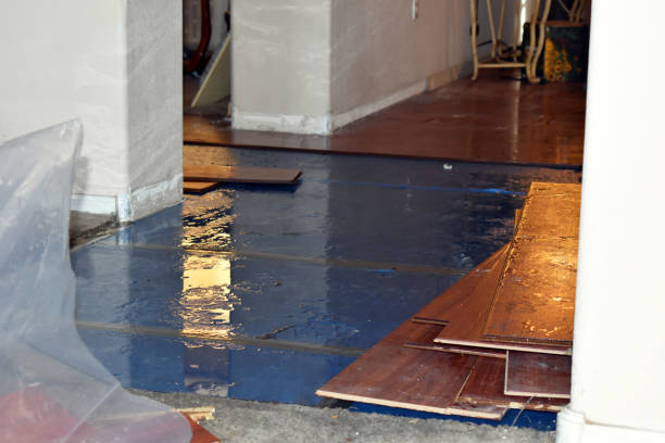 Professional Emergency Water Damage Restoration technician working in Marietta, OH